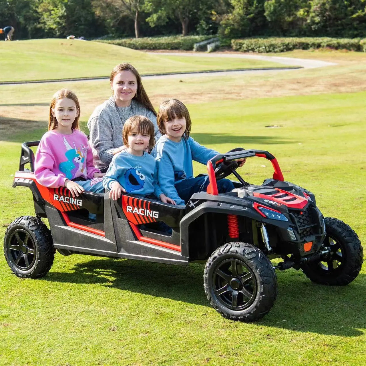 48V Freddo Beast XL: World's Fastest Kids' 4-Seater Dune Buggy with Advanced Brushless Motor & Precision Differential