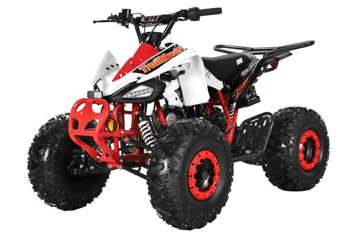 TrailMaster K125 125cc Sport ATV, Automatic with Reverse, 8-inch Wheels Large Tires, Ages 9-12