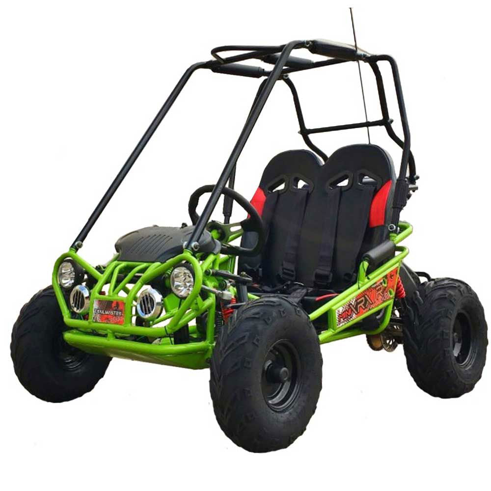 TrailMaster MINI XRX/R+ Go Kart, 5.5hp Parental Remote Control with Reverse, Kids Ages 4-9